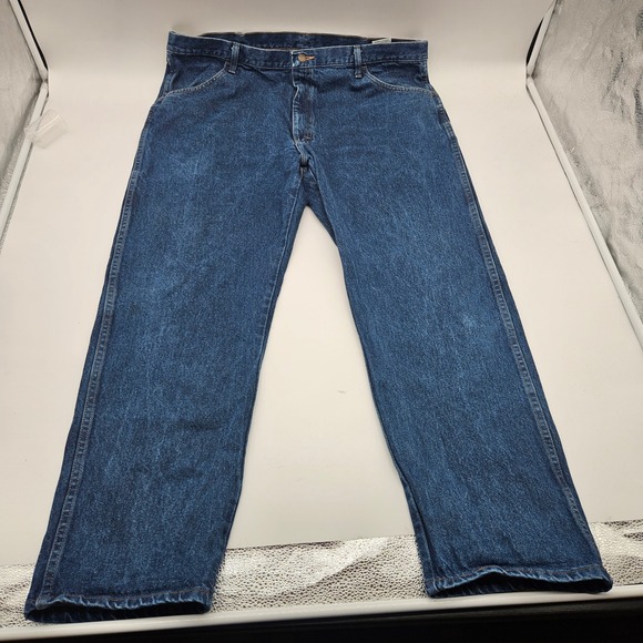 Rustler Other - Rustler Mens Regular Fit‎ Straight Leg Blue Denim Jeans 42x30